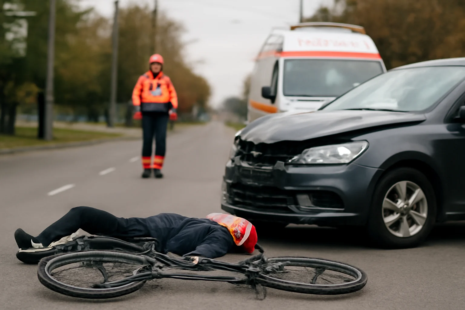 Accident rutier pe Calea Aradului, biciclist rănit grav
