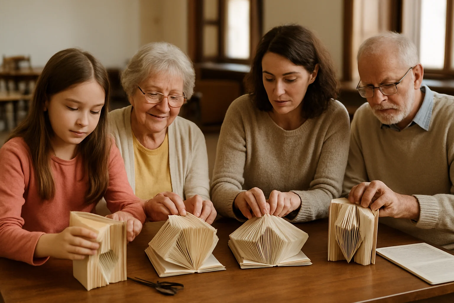 Atelier de Book Folding pentru generații la Muzeul Oradea