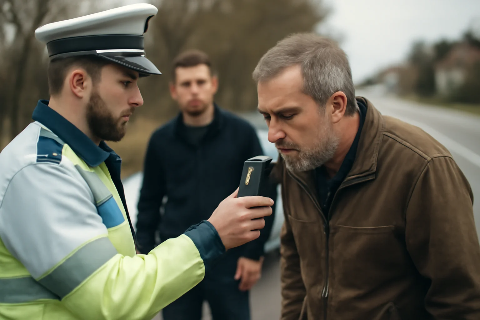 Noapte pe drumurile din Roșia: șofer local, 0,88 mg/l, dosar