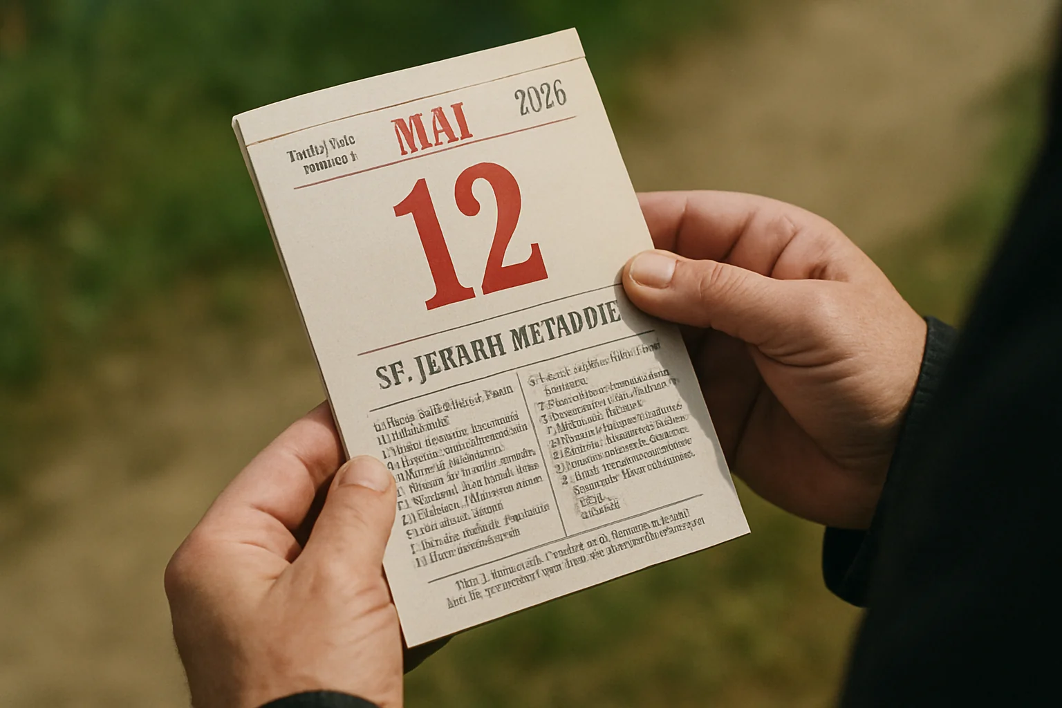 Calendar ortodox – 2026-05-12