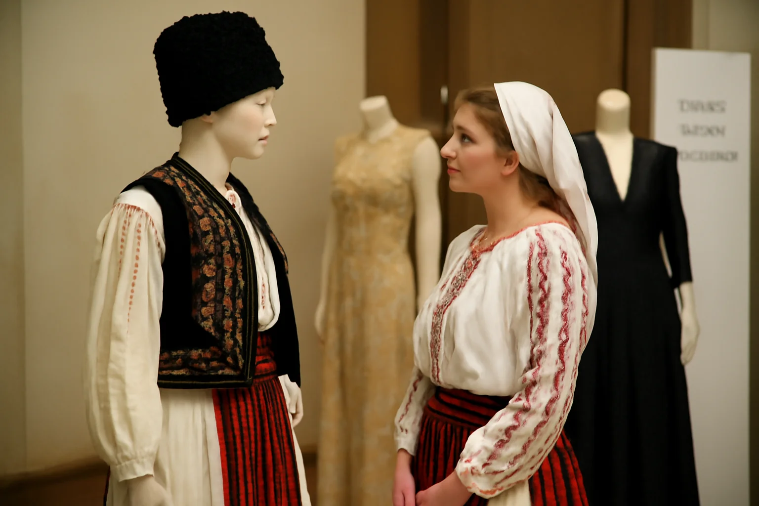 Costume tradiționale de patrimoniu și creații Dorin Negrău, expoziție la București până pe 18 ianuarie
