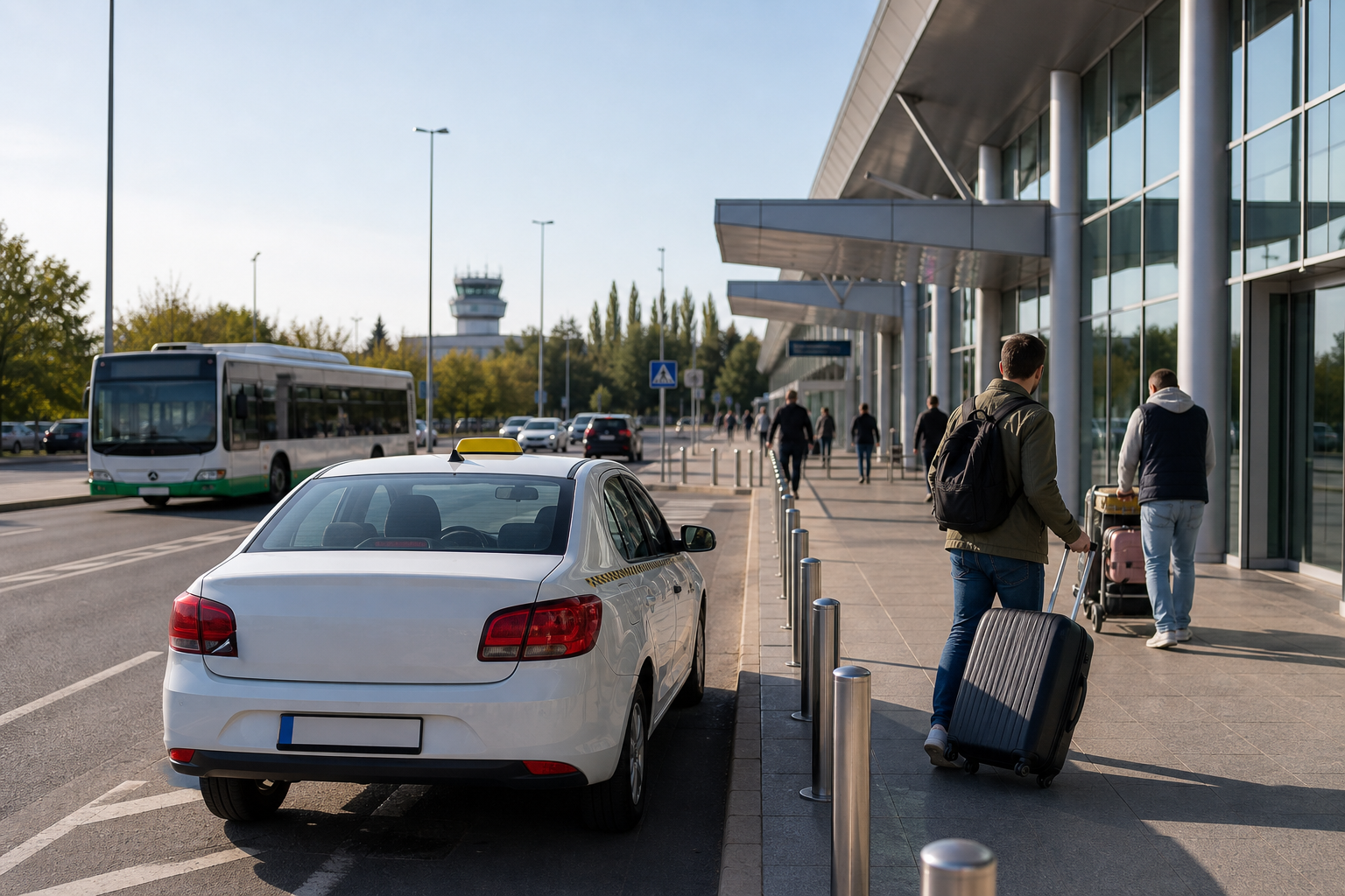 Cum ajungi la Aeroportul Oradea cu OTL, taxi sau ride-sharing