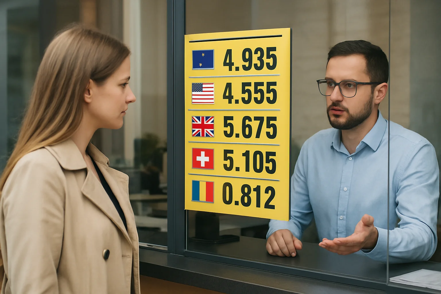 Curs valutar azi (BNR) – 2026-03-25