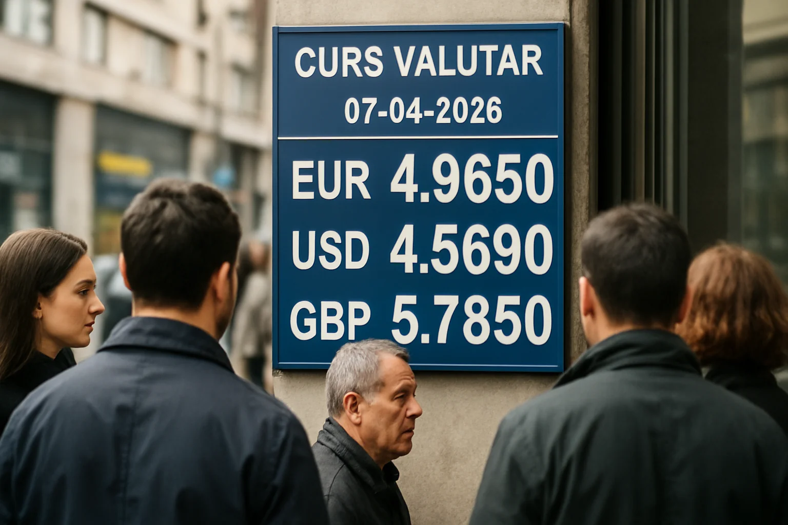 Curs valutar azi (BNR) – 2026-04-07