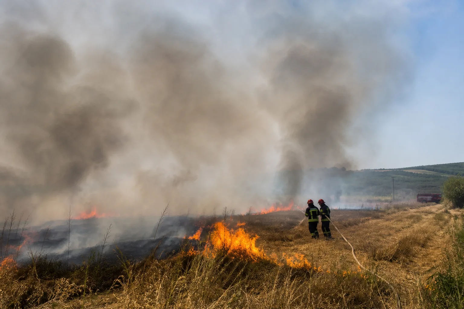 Incendiu la Borșa–Săcădat, circa 4.000 mp