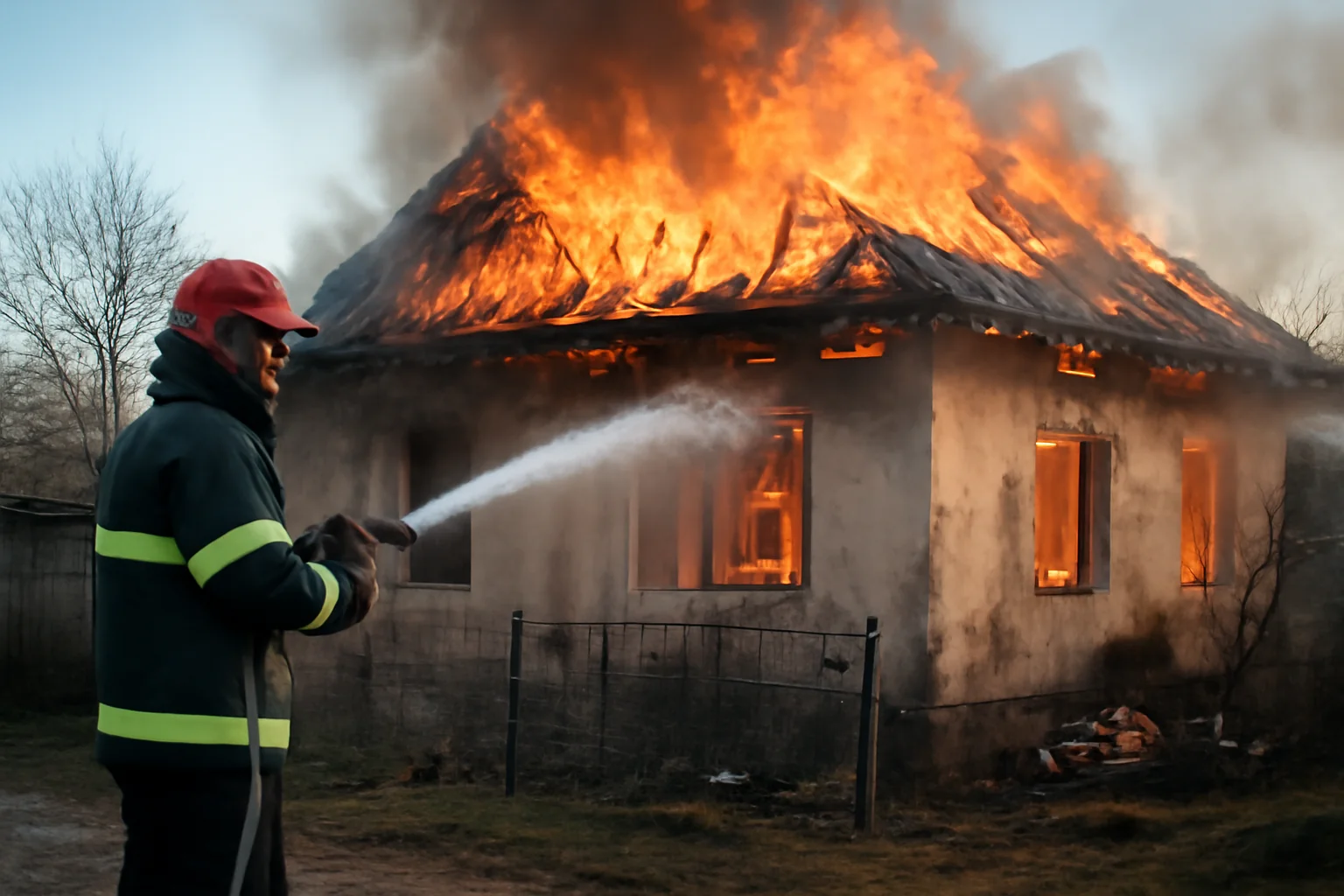 Incendiu într-o locuință din Parhida, comuna Tămășeu: intervenție rapidă a pompierilor din Oradea