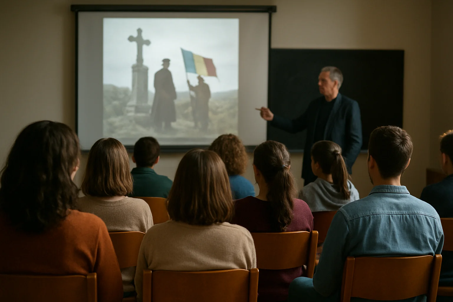 Istoria României în film, prezentată studenților Erasmus+ din Oradea