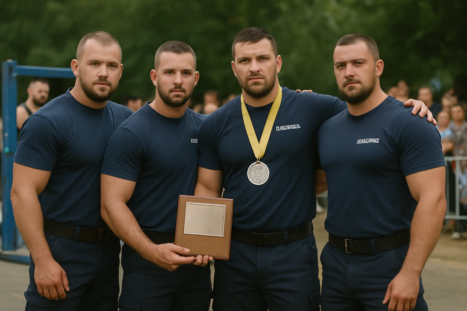 Jandarmii bihoreni, locul 2 la StrongMan Competition