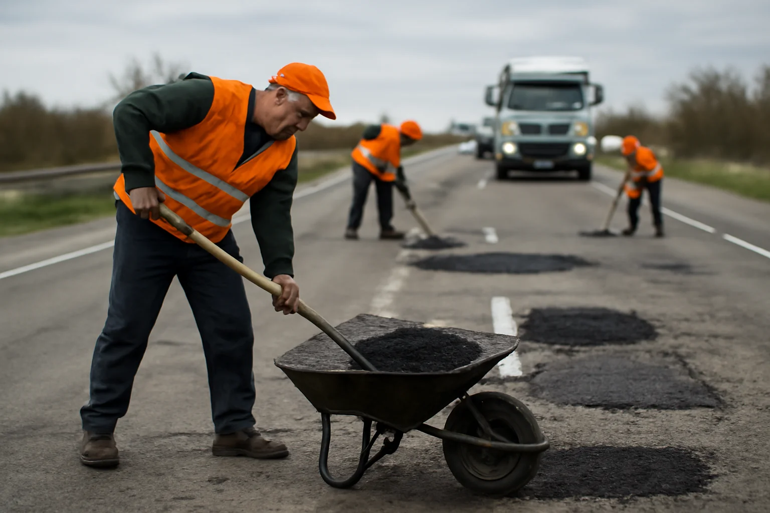 Lucrări de urgență pe Centura Oradea: peste 3.000 mp de gropi au fost deja acoperiți