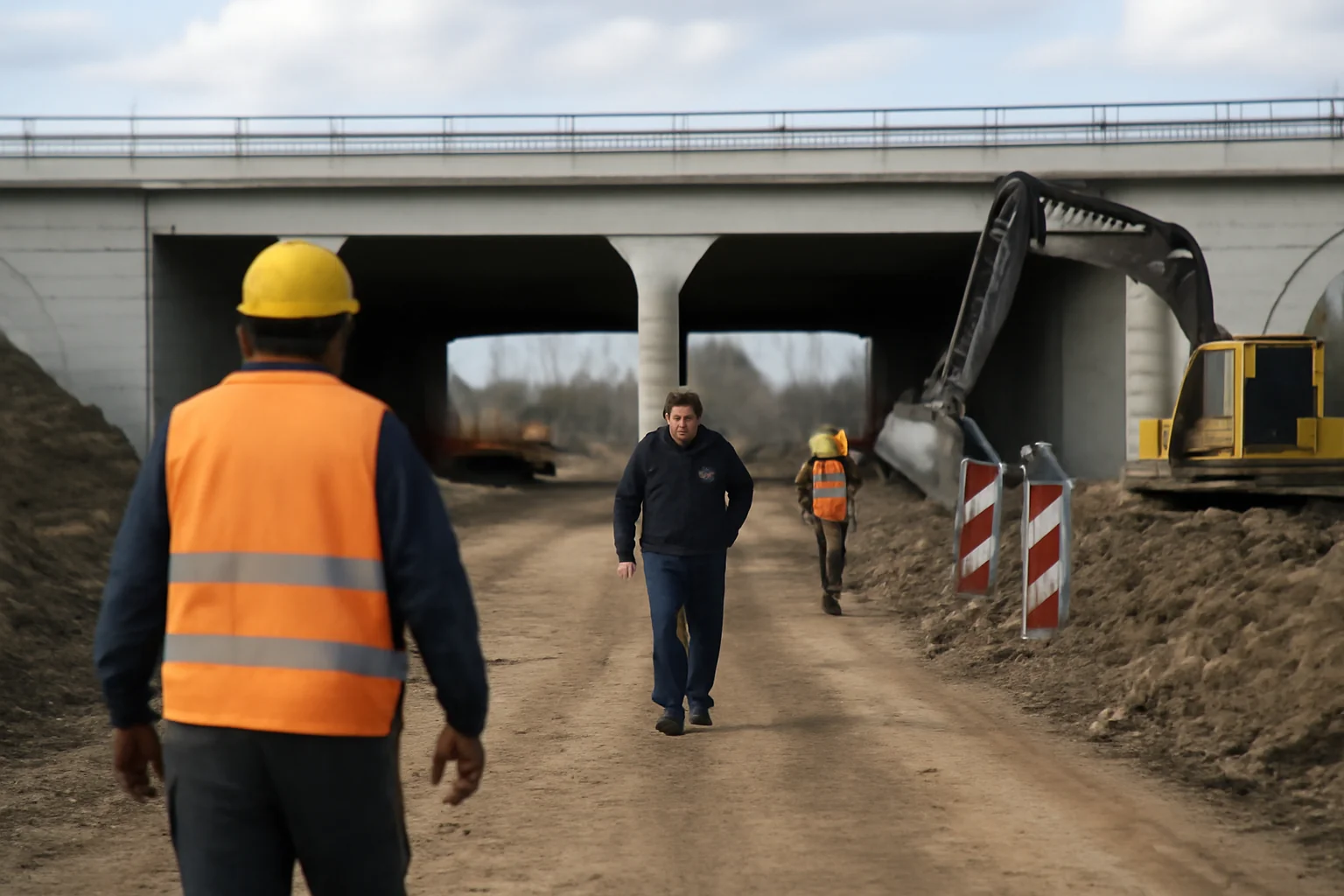 Lucrările la pasajul de la ieșirea din Oradea spre Satu Mare continuă, cu termen de finalizare în 2026