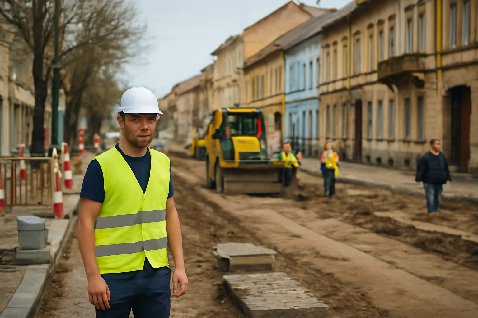 Modernizarea străzii Traian Goga din Oradea avansează, cu accent pe trafic și siguranță