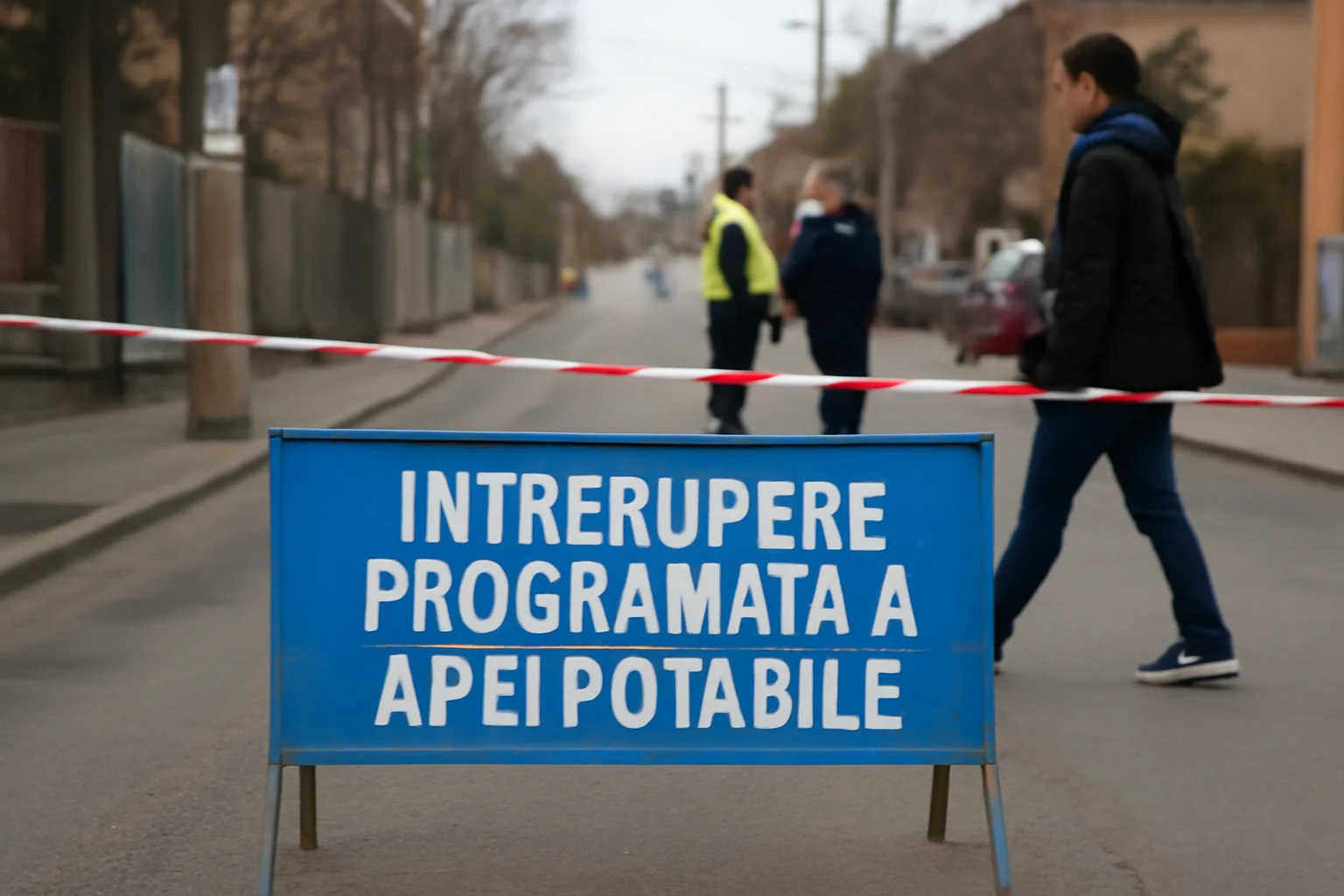Oprire programată a apei potabile la Oradea, la intersecția străzilor Barierei și Căii Ferate