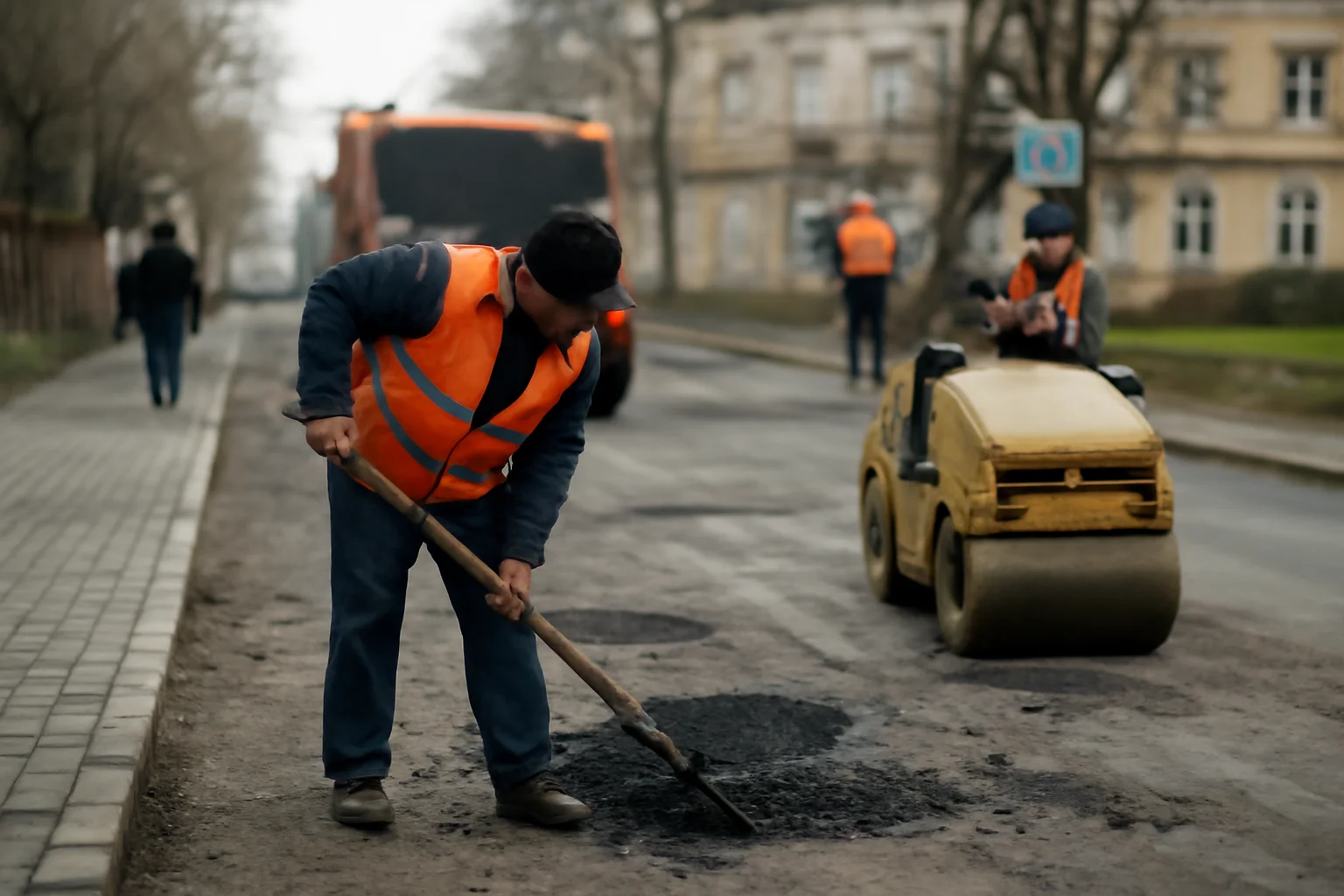 Oradea: lucrări de pietruire și plombare decise de Primărie după sesizările privind noroaiele și gropile