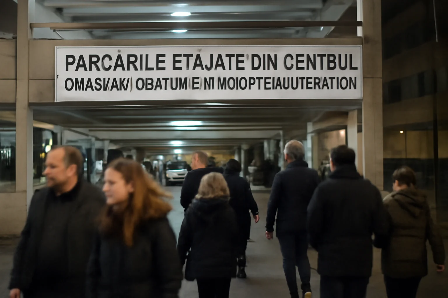 Parcările etajate din centrul Oradiei, accesibile gratuit în noaptea de Revelion 2025