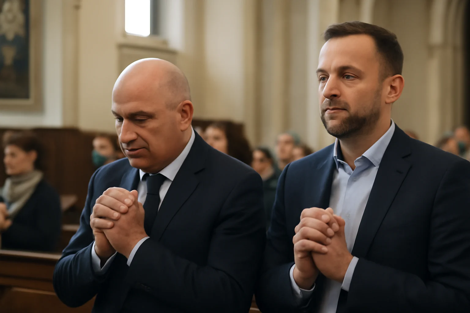 Premierul Ilie Bolojan, prezent la slujba de la BBSO Oradea, alături de primarul Florin Birta