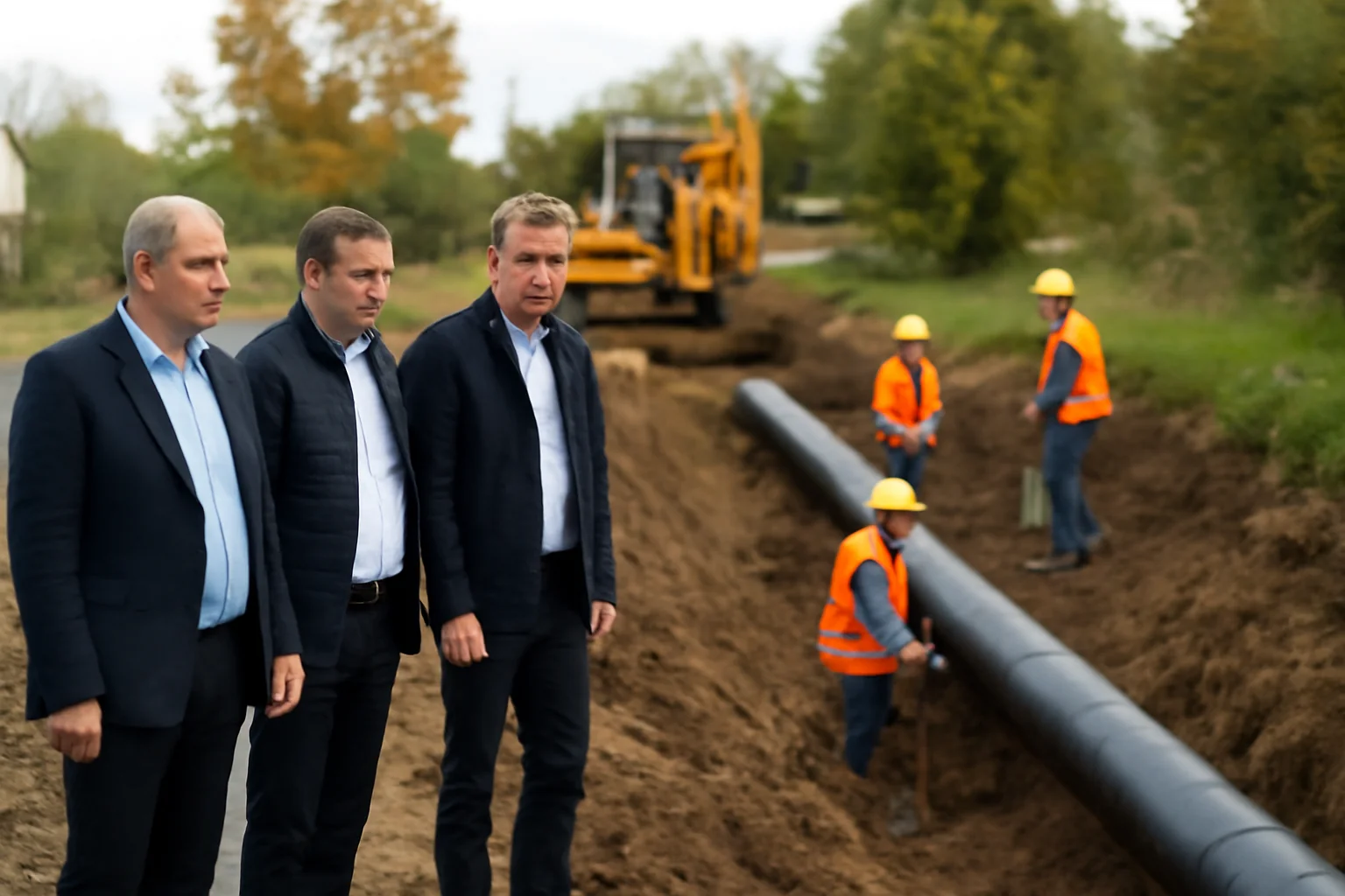 se extind cu aproape 8 km rețelele de apă și canalizare pentru Tinca și Gurbediu