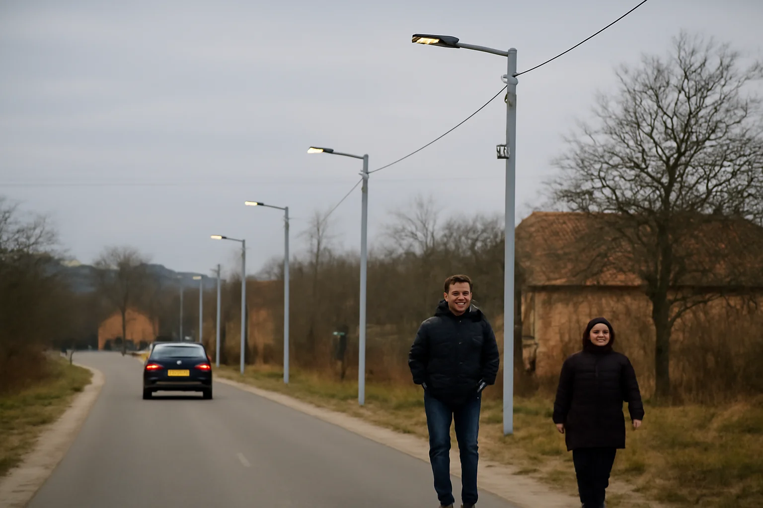 stâlpi smart cu LED pe drumurile comunei, proiect de 1 milion de lei