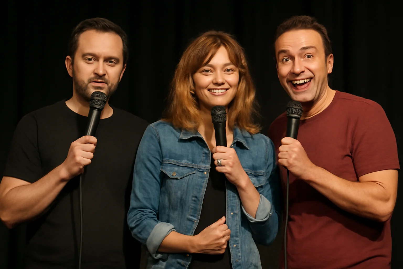 Stand-up comedy cu Teo, Vio și Costel – spectacol Greu de glumit la Oradea