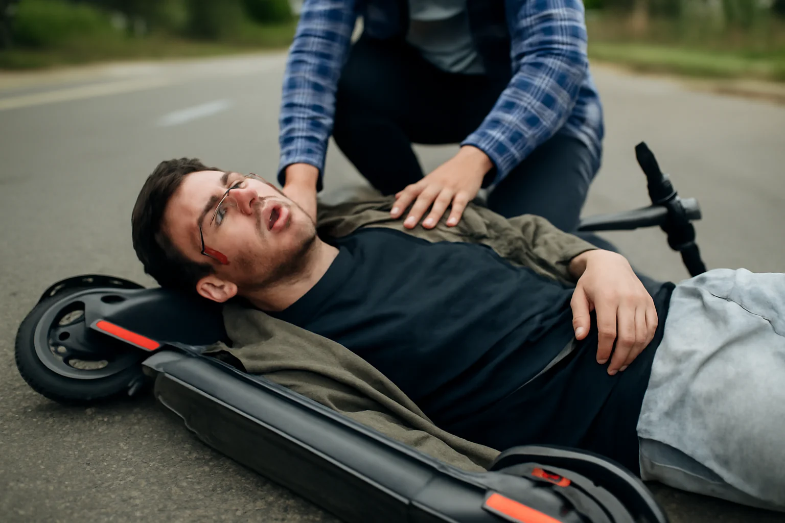 Tânăr de 28 de ani rănit grav într-un accident cu trotinetă electrică pe Calea Clujului din Oradea