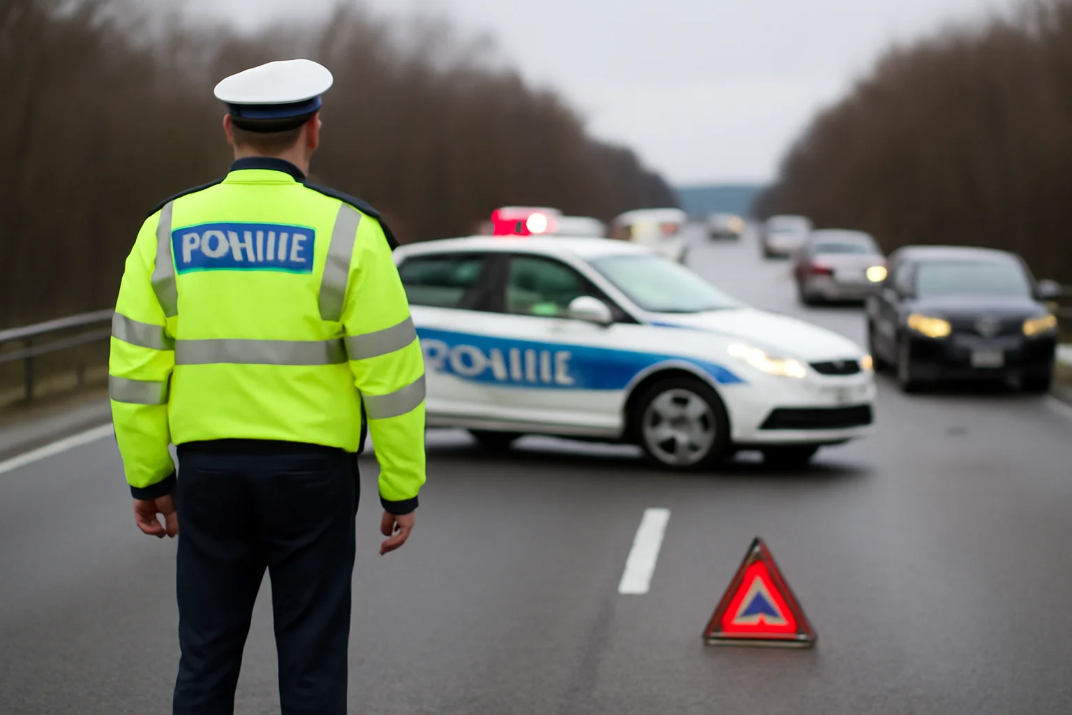 Trafic deviat la Oradea pe DEX 16, sens Oradea – A3, după un accident fără victime