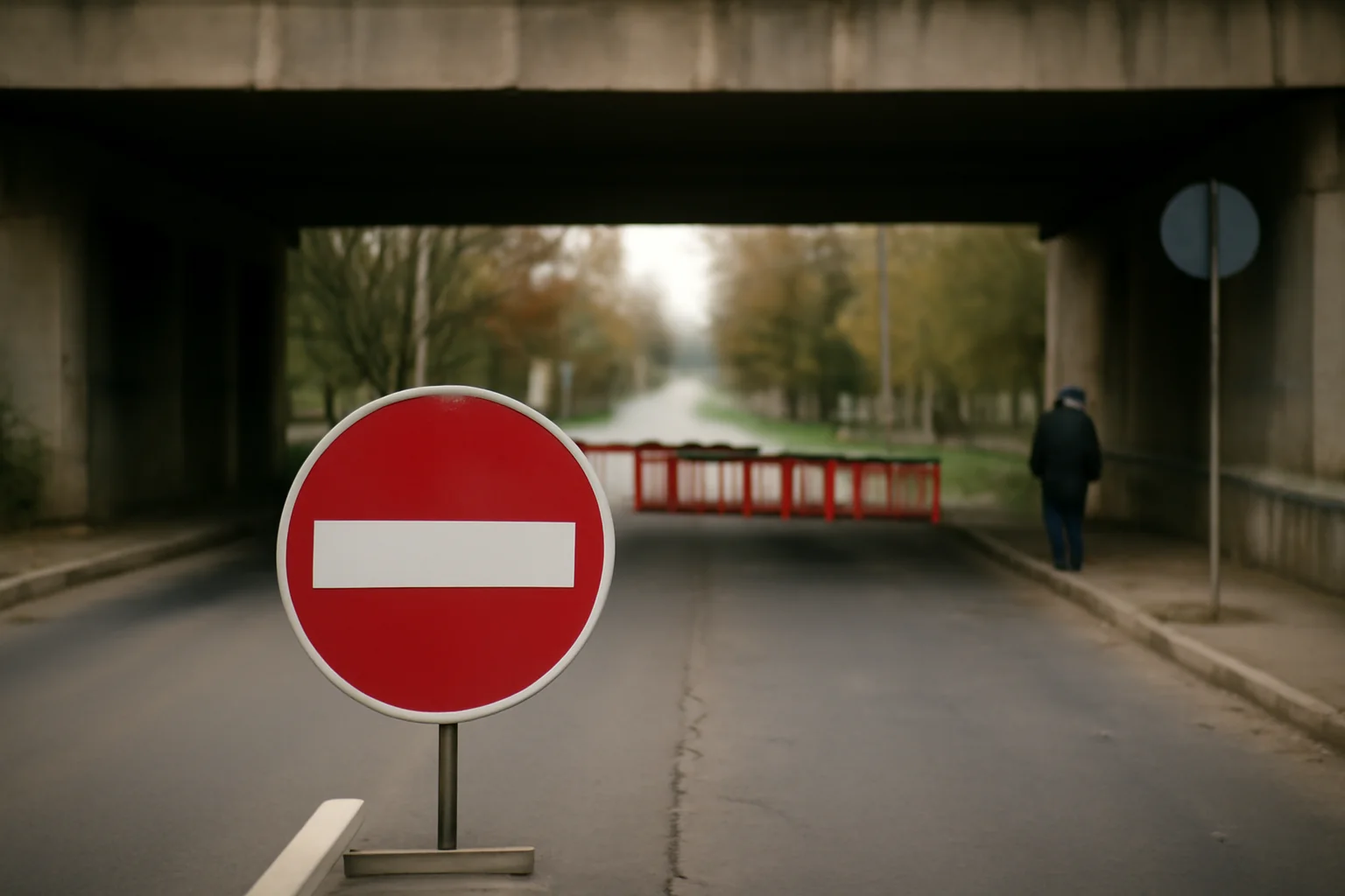 Trafic restricționat la Oradea: circulație închisă pe sub pasajul feroviar de pe strada Codrilor