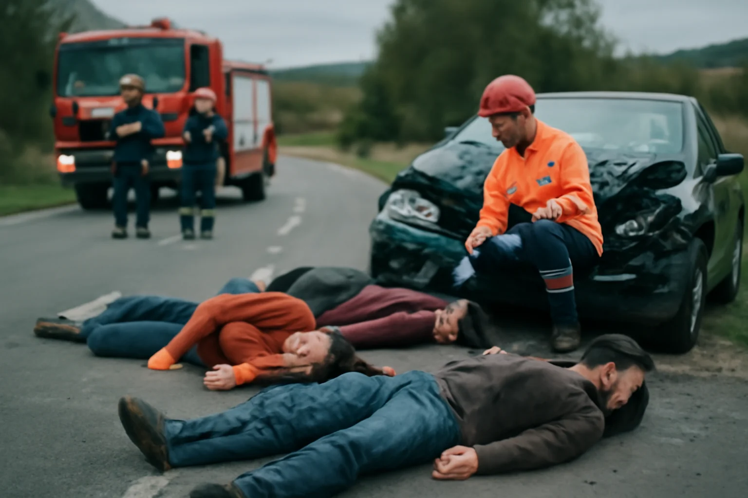 Trei persoane rănite într-un accident pe DN1, la Gheghie, județul Bihor, aproape de Oradea