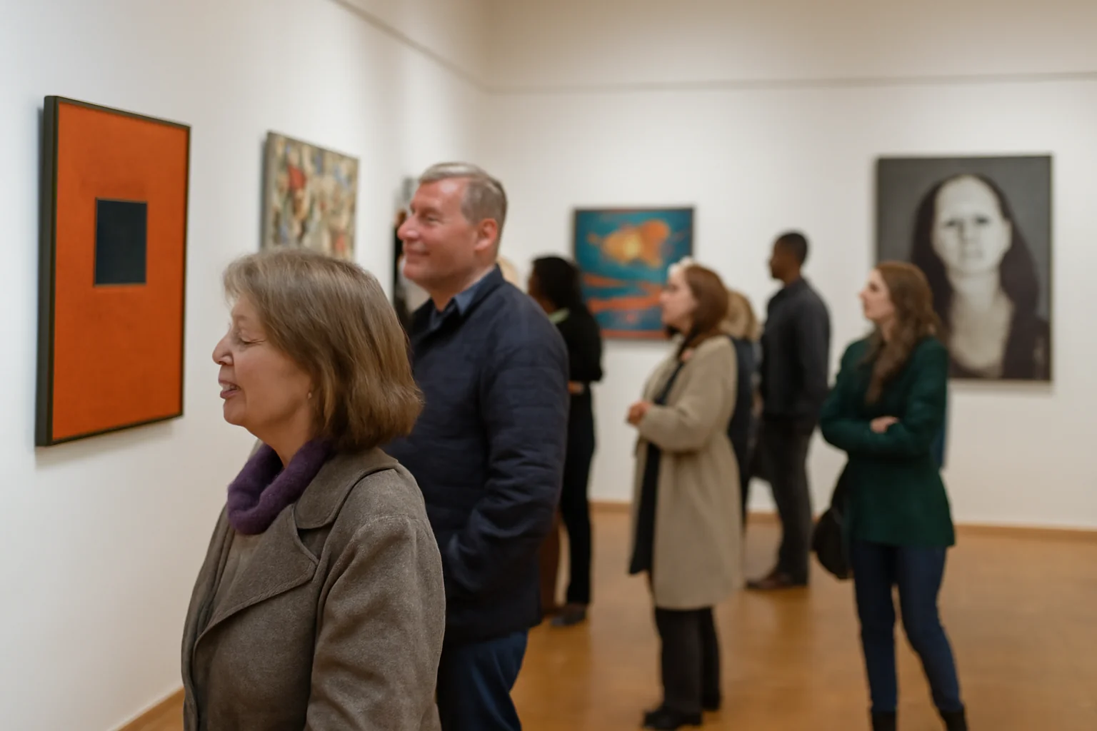 vernisaj de artă contemporană la Galeriile de Artă-Reperaj Cetate